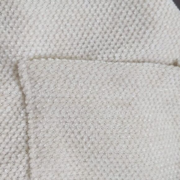 5/$55 White Birch cream waffle knit sleeveless shorts romper w/ rolled hem 1X - Picture 6 of 6